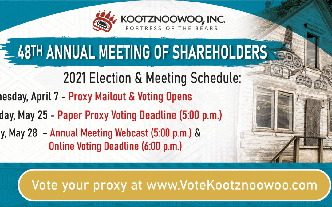 48th Annual Meeting of Shareholders Schedule