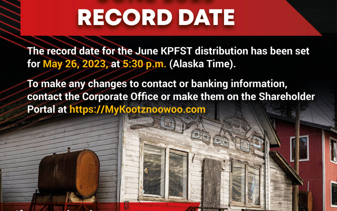 KPFST June 1st Record Date Set for May 26th