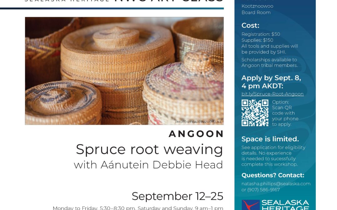 Spruce Root Weaving Class Offered in Angoon with SHI